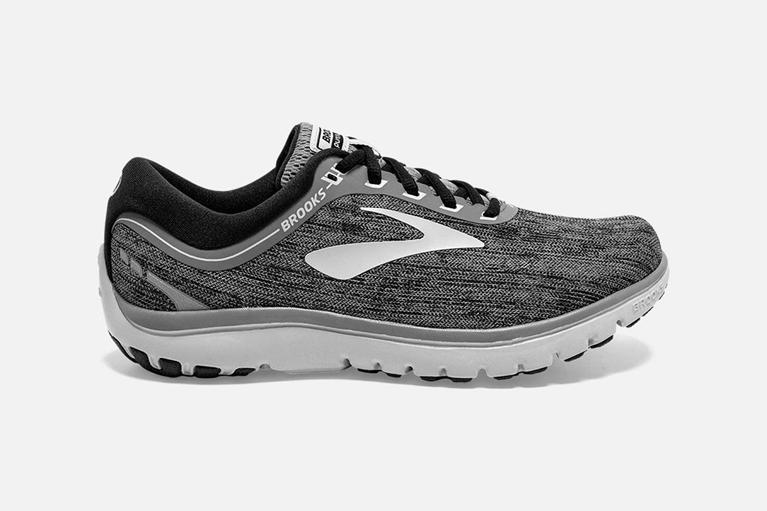 Brooks PureFlow 7 Road Running Shoes - Women's - Grey (67132-LWMV)